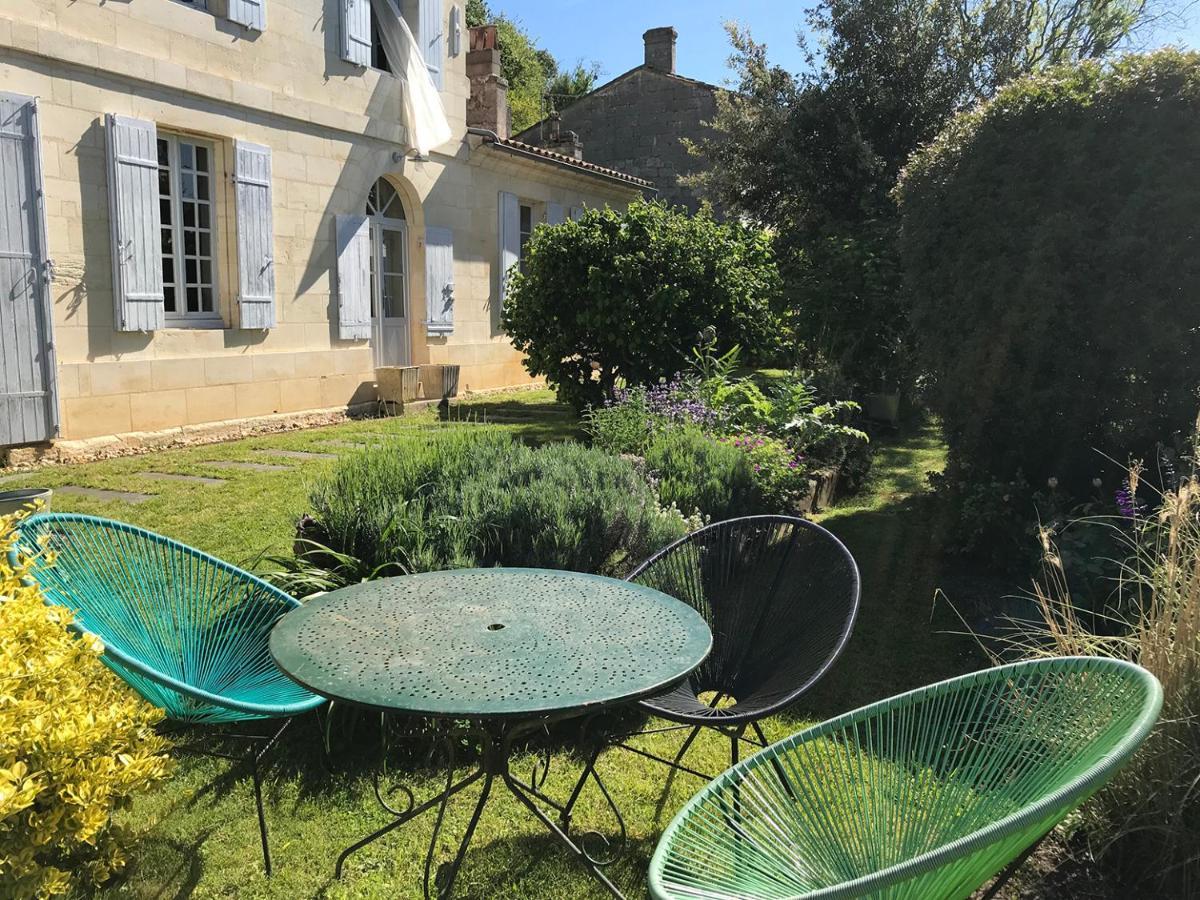 Le Pain De Lune Gite Et Chambre D'Hotes Avec Piscine Bourg-sur-Gironde Exteriör bild