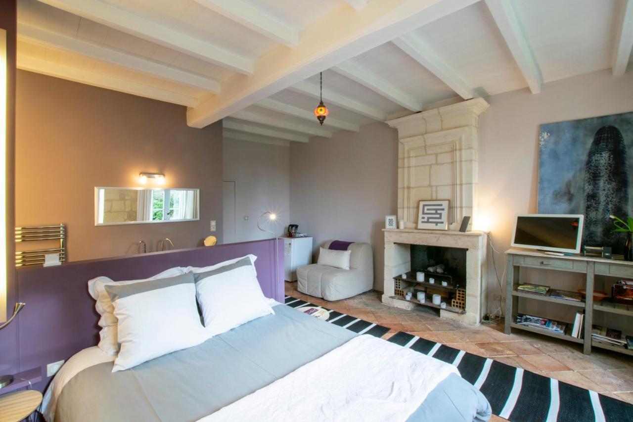 Le Pain De Lune Gite Et Chambre D'Hotes Avec Piscine Bourg-sur-Gironde Exteriör bild