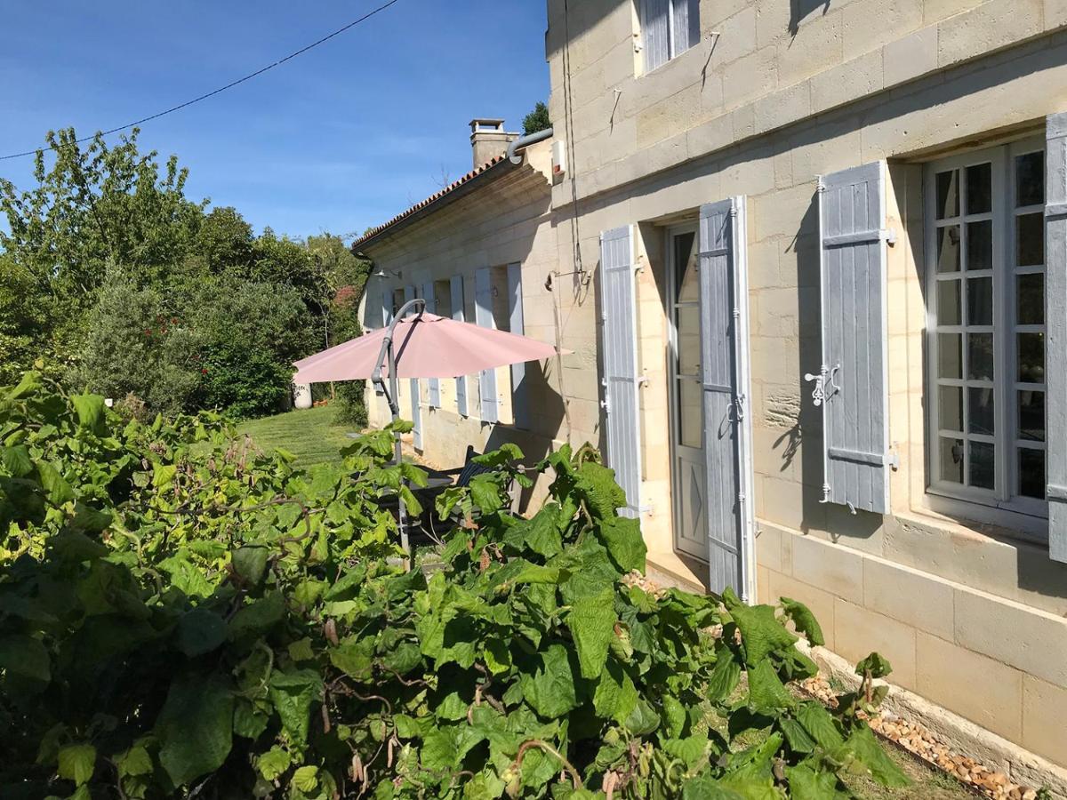 Le Pain De Lune Gite Et Chambre D'Hotes Avec Piscine Bourg-sur-Gironde Exteriör bild